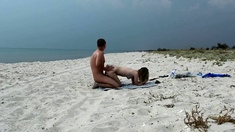 Real public beach fun