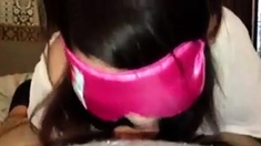 Japanese women have a blindfold