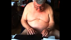 grandpa stroke on webcam