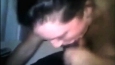 Interracial Blowjob And Cum In Mouth