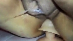 Real wet masturbation on weekend night, when BF didn't cum