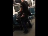 Asian twink get's BJ from older man in a subway