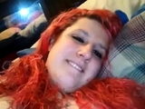 Redhead pigtails play with pussy with a dildo - negrofloripa