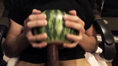 Fucking a Watermelon