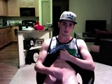 Jerking His Cock In His Apartment