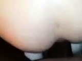 White sissy takes black cock bareback