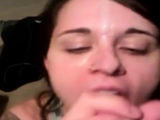 Amateur Handjob Facial Compilation