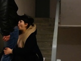 Girl sucks dick of her husband in a house! Russian Amateur!