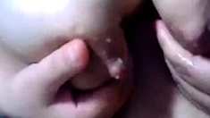 Milk filled tits squirt