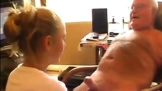 Grandpa Andre Sucked And Fucked By Tessa