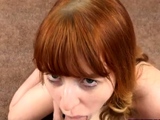 Teenage Ginger Hannah Grace Auditions With A POV Blowjob