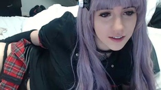 Curly Blonde Teen Records Solo Dildo Masturbation More at