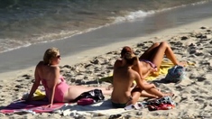 Swinger Outdoor Beach Gang bang Public Sex Part Ii