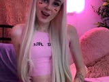 Tattood shemale tranny plays with ass during masturbation