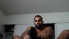 Black Alpha Male Shows Off His Feet