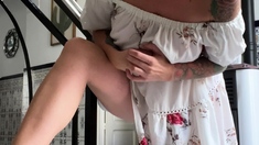 Hawt Blonde milf in foot Fetish tube scene