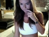 Brunette Solo Webcam Masturbation