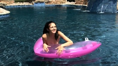 Beautiful brunette in sexy solo fingering masturbation 4 wmv