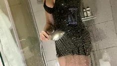 Brunette solo honey shows her masturbating skills