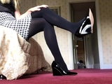 Horny amateur girls with a foot fetish play along