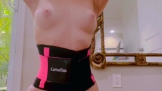 Hot redhead amateur teen girl riding and jerking boyfriend