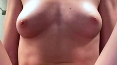 Hot amateur naked teen toys her pussy