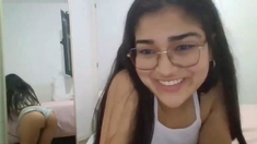 Hottest brunette solo webcam masturbation 2