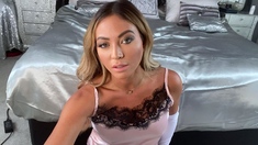 Blonde Teen In Solo Striptease Fun