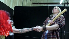 Tickle Wrestling Entertainment: Paula Bunion vs Punchy the