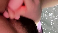 Dp loving close up hoe uses toys