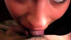 Blonde and brunette lesbians licking and sucking pussy