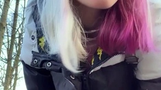 Amateur teen outdoor sex