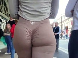 Latin bareback amateur fucked in ass outdoors