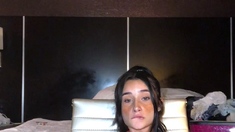 Amateur big ass brunette teen with