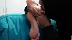 Ally kay femdom and foot fetish with horny boyfriend