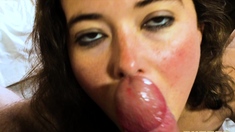 POV Handjob Blowjob cumshot compilation