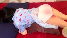 Midori's Good Night Pantie Spanking