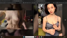 Amateur Big Titted Brunette Get Fucked On The Couch