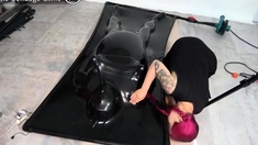 Hinako House Of Bondage - Nipple Play In The Latex Vacuum