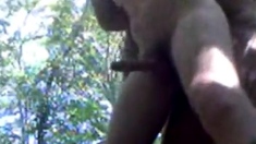Bareback Daddy Outdoor Fuck