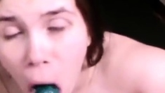 18yo Baby Mama Gives Deep Throat Blowjob