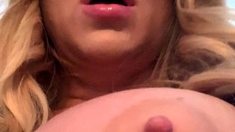 Amateur Blond Girl With Big Boobs Getting Fucked