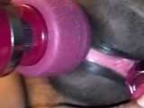 squirt close up ebony 39