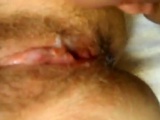 hard fucking her ass while she shows me her hairy cunt