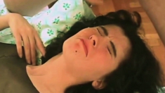 Wife Waits For Husband To Unload Huge Facial