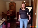Trying clothes milf