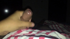 Masturbating While She Rests Cum Load