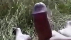 gf Jerk My Big Thick Uncut Dick Outdoor