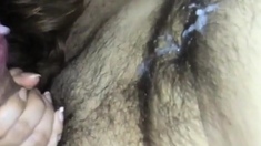 She licks my cock for a big cum explosion