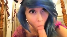 Emo Chick Sucks Her Friends Dick
